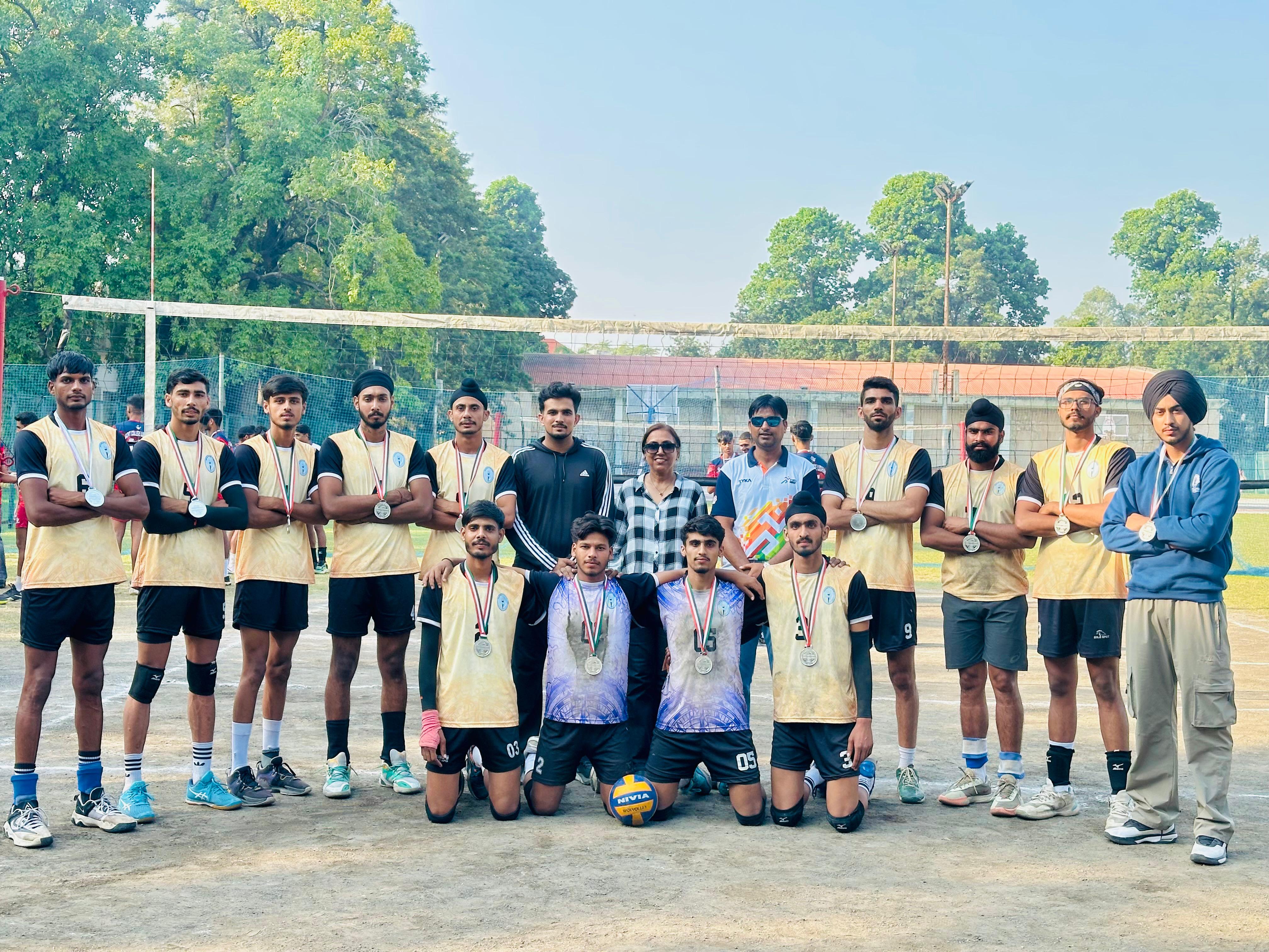 Winners of the PU Inter-College Volleyball Championship.